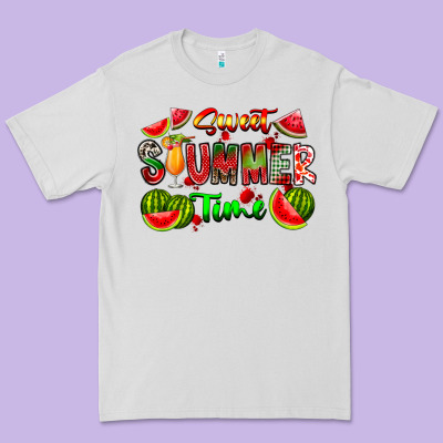 Summer Time Premium Tee Designed By Cowhidedigitalart