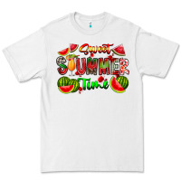 White summer time Premium Tee - CowhideDigitalArt