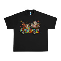 Black farm animals autism Urban Heavy Tee - RacoonDesign