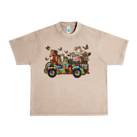 French Oak farm animals autism Urban Heavy Tee - RacoonDesign
