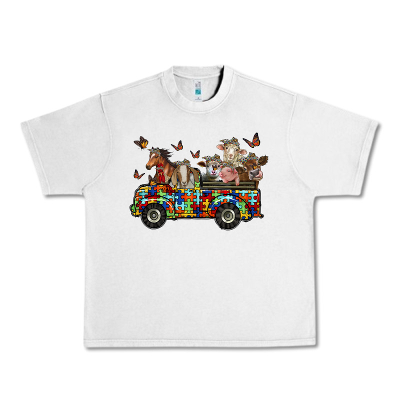 Farm Animals Autism Urban Heavy Tee by RacoonDesign | Teevron
