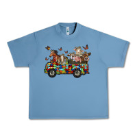 Pebble Blue farm animals autism Urban Heavy Tee - RacoonDesign