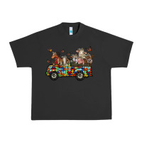 Pigment Black farm animals autism Urban Heavy Tee - RacoonDesign