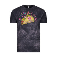 Cloud Black Tacos Are My Valentine Vintage Tee - CowhideDigitalArt