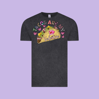 Tacos Are My Valentine Vintage Tee Designed By Cowhidedigitalart