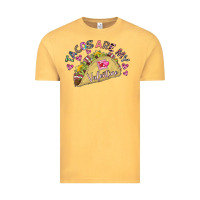 Vintage Mustard Tacos Are My Valentine Vintage Tee - CowhideDigitalArt