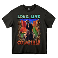 Asphalt long live cowgirls Heavy Core Tee - FaDigitalArtStudio