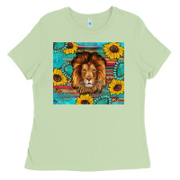 Matcha western lion tumbler Ladies Tee - Artiststas
