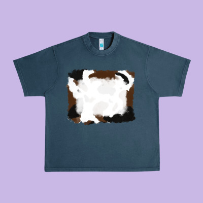 Cowhide Frames Background Urban Heavy Tee Designed By Ranaportraitstore
