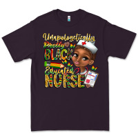 Plum unapologetically pretty black educated nurse Premium Tee - CowhideDigitalArt