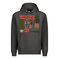 Charcoal Heather lunch lady Premium Hoodie - AdoDesignShop