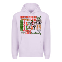 Lilac lunch lady Premium Hoodie - AdoDesignShop