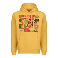 Mustard lunch lady Premium Hoodie - AdoDesignShop