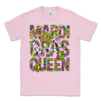 Bubblegum Pink Mardi Gras Queen Classic Tee - BundleAndBundleShop