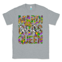 Heather Grey Mardi Gras Queen Classic Tee - BundleAndBundleShop