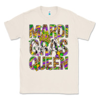 Natural Mardi Gras Queen Classic Tee - BundleAndBundleShop