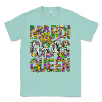Seafoam Mardi Gras Queen Classic Tee - BundleAndBundleShop