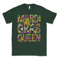 Sports Green Mardi Gras Queen Classic Tee - BundleAndBundleShop