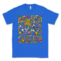 True Royal Mardi Gras Queen Classic Tee - BundleAndBundleShop