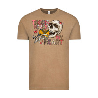 Vintage Coffee Tacos Never Broke My Heart Vintage Tee - CowhideDigitalArt