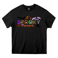 Black it's spooky season Heavy Core Tee - BundleAndBundleShop