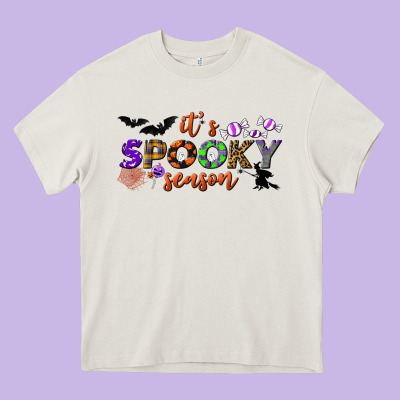 It's Spooky Season Heavy Core Tee Designed By Bundleandbundleshop
