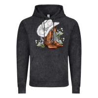 White  Cowgirl  And Roses Vintage Hoodie | Teevron