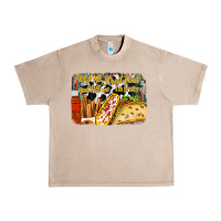 French Oak feed me street food and tell me im pretty Urban Heavy Tee - RacoonDesign