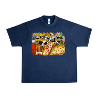 Navy feed me street food and tell me im pretty Urban Heavy Tee - RacoonDesign