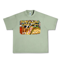 Oil Green feed me street food and tell me im pretty Urban Heavy Tee - RacoonDesign