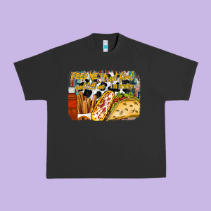 Feed Me Street Food And Tell Me Im Pretty Urban Heavy Tee Designed By Racoondesign