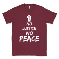 Burgundy resist liberal Classic Tee - DesigneFamous