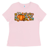 Bubblegum Pink fall love Ladies Tee - Artiststas