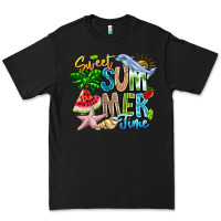 Black summer time Premium Tee - CowhideDigitalArt