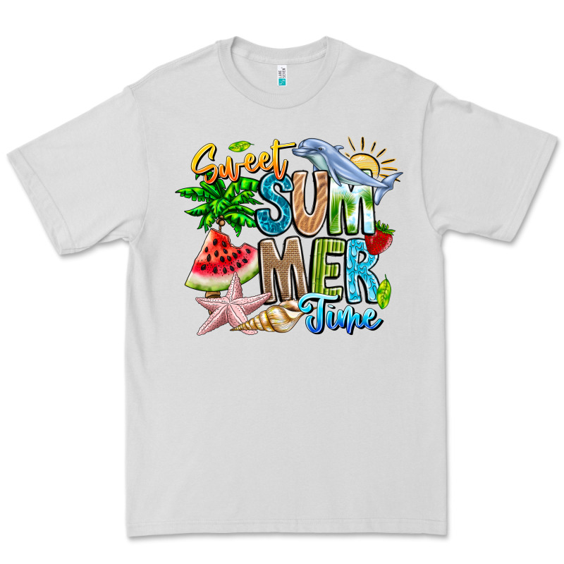 Summer Time Premium Tee by CowhideDigitalArt | Teevron