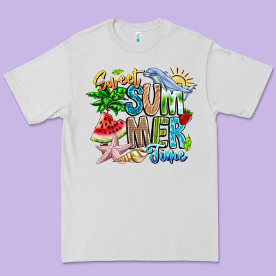 Summer Time Premium Tee Designed By Cowhidedigitalart