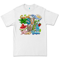 White summer time Premium Tee - CowhideDigitalArt
