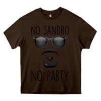 Chocolate Brown No Sandro No Party Heavy Core Tee - Bettercallsaul