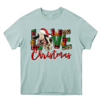 Arona love christmas holstein heifer Heavy Core Tee - FaDigitalArtStudio
