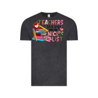 Vintage Black Teachers Always Make The Nice List Vintage Tee - CowhideDigitalArt