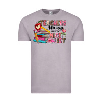 Vintage Zinc Teachers Always Make The Nice List Vintage Tee - CowhideDigitalArt