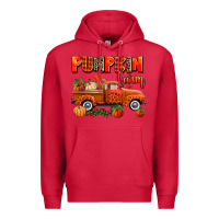 Cardinal pumpkin farm truck Premium Hoodie - AdoDesignShop