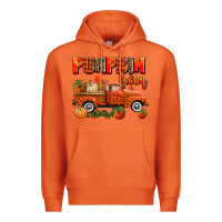 Carrot pumpkin farm truck Premium Hoodie - AdoDesignShop