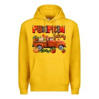 Lemon pumpkin farm truck Premium Hoodie - AdoDesignShop