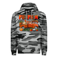 Slate Camo pumpkin farm truck Premium Hoodie - AdoDesignShop