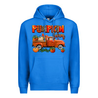 True Royal pumpkin farm truck Premium Hoodie - AdoDesignShop