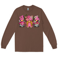 Chestnut breast cancer gnome Long Sleeve Tee - BarkalooDesign