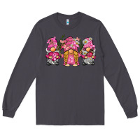 Smoke breast cancer gnome Long Sleeve Tee - BarkalooDesign