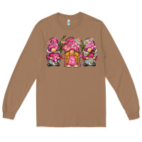 Toasted Coconut breast cancer gnome Long Sleeve Tee - BarkalooDesign