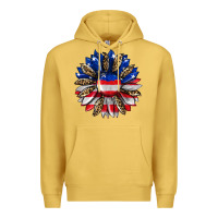 Antique Gold american flag leopard Premium Hoodie - RanaPortraitStore
